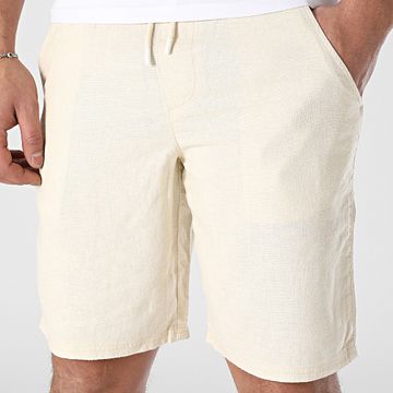Blend - Pantalones cortos de lino Billy 20717868 Beige claro