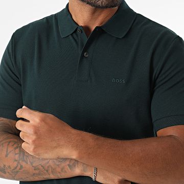BOSS - Polo de manga corta Pallas 50468362 Verde botella