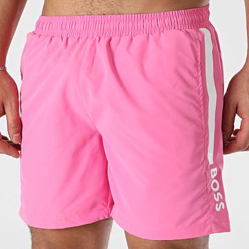 BOSS - Bañador banda delfín 50508963 Fucsia