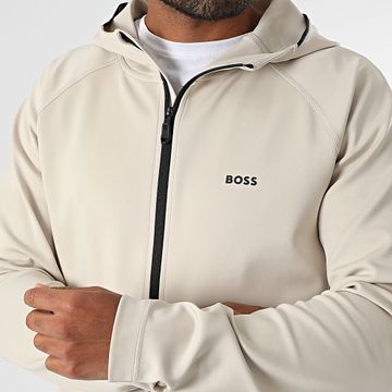 BOSS - Sicon Active Chaqueta con capucha y cremallera 50531224 Beige