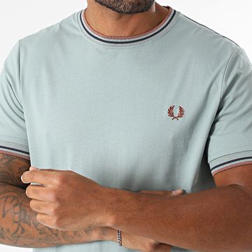 Fred Perry - Camiseta Twin Tipped M1588 Verde