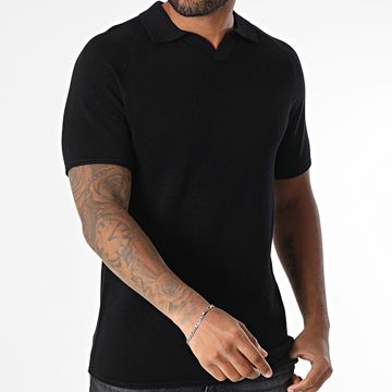 Jack And Jones - Polo de manga corta Hill Negro