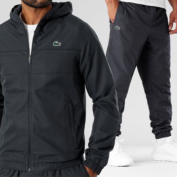 Lacoste - Chándal con logo bordado de cocodrilo Gris marengo