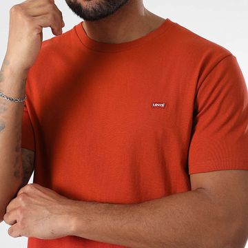 Levi's - Camiseta 56605 Rojo Ladrillo