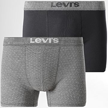 Levi's - Juego de 2 calzoncillos bóxer 701232214 Gris marengo