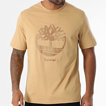 Timberland - Camiseta Textura A2GWZ Beige Oscuro