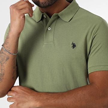 US Polo ASSN - Polo Manga Corta US197001 Caqui Verde