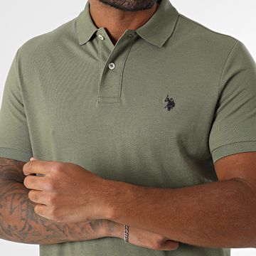 US Polo ASSN - Polo Manga Corta US197001 Caqui Verde