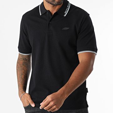 Jack And Jones - Polo de manga corta Pacer Jacquard Negro