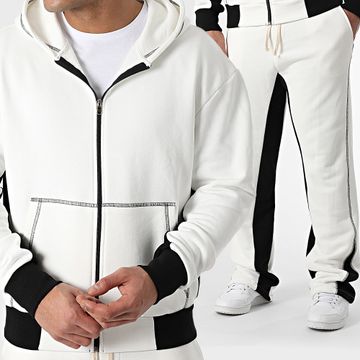 KZR - Chándal Blanco Negro