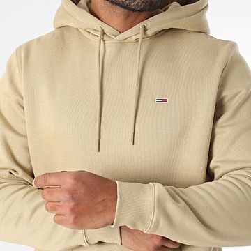 Tommy Jeans - Sudadera con capucha Flag 0742 Beige