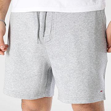Tommy Jeans - Pantalones cortos de jogging Flag Beach 1931 Gris jaspeado