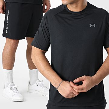 Under Armour - Conjunto de camiseta y pantalón corto 1326413 1383356 Negro