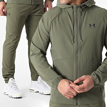 Under Armour - Chándal UA Vibe Stretch Woven 6003001 1386557 Verde caqui