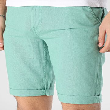 Blend - Pantalones cortos chinos de lino 20717870 Verde