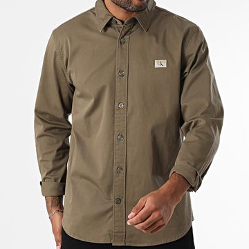 Calvin Klein - Sobrecamisa J30J327585 Verde caqui