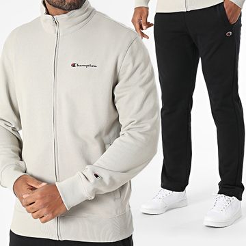 Champion - Chándal Negro Beige 221163
