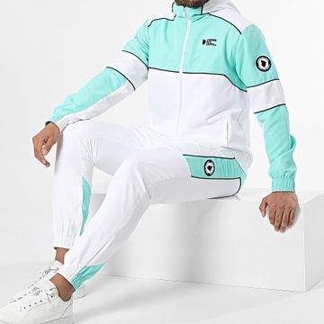 Comme Des Loups - Chándal Verde Cobalto Blanco