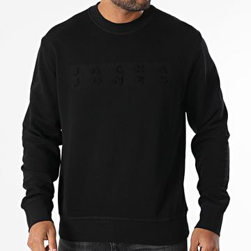Jack And Jones - Sudadera con cuello redondo Pacer Negro