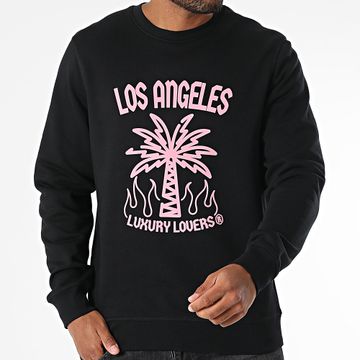 Luxury Lovers - Palm LA Crewneck Sweat Rosa