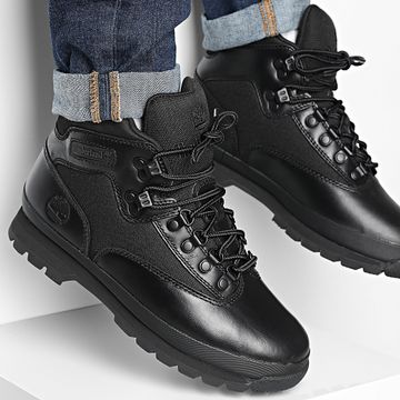 Timberland - Botas Euro Hiker Mid Lace Up A6DYH Blackout Full Grain