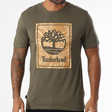 Timberland - Camo Tee Shirt A6DUD Caqui Verde