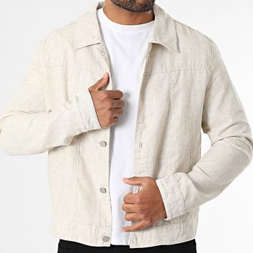 Uniplay - Sobrecamisa Chiné Beige
