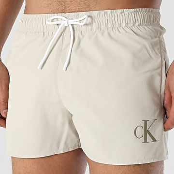 Calvin Klein - Shorts de baño con cordón 1099 Beige