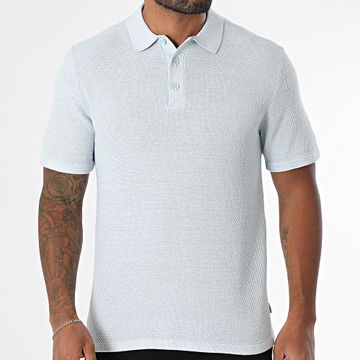 Jack And Jones - Polo de manga corta George Azul claro