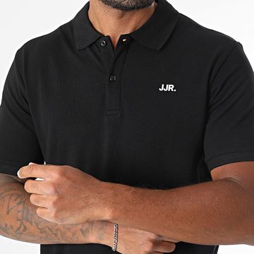 JJREBEL - Polo de manga corta Logotipo negro