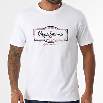 Pepe Jeans - Camiseta Daxton PM509786 Blanca