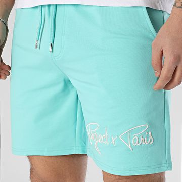 Project X Paris - Pantalones cortos de jogging azul turquesa 2340014