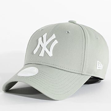 New Era - Gorra NY Logo Metálico Mujer 60595489 Verde Caqui Claro