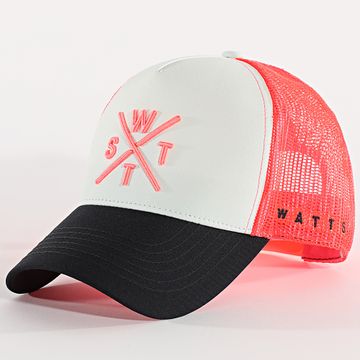 Watts - Trucker Tribe Cap Verde Claro Negro Rosa Fluo