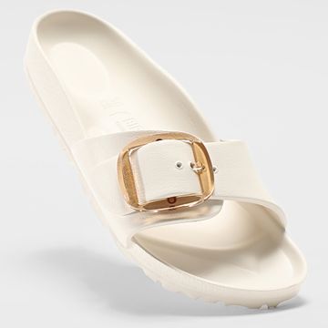 BIRKENSTOCK - Sandalias Mujer Madrid Gran Hebilla Eva Eggshell