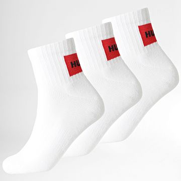 HUGO - Lote de 3 pares de calcetines 50541597 Blanco