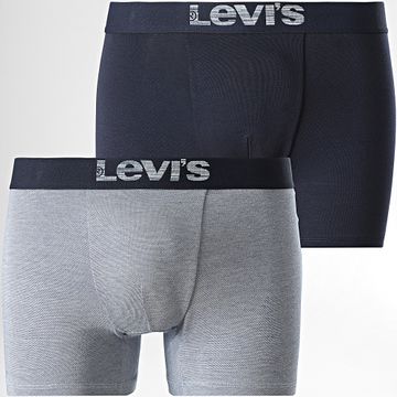 Levi's - Juego de 2 calzoncillos bóxer 701203921 Azul marino jaspeado