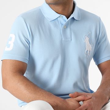 Polo Ralph Lauren - Polo personalizado Slim Fit Original Player Azul Claro