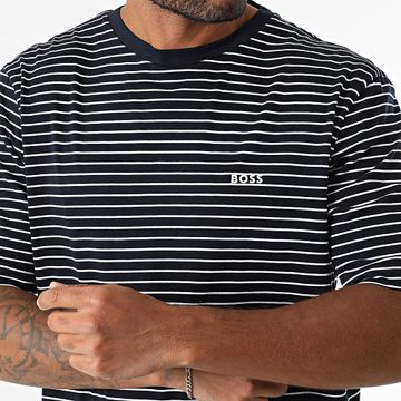 BOSS - Camiseta TaleStripe 50499334 Azul Marino Blanco