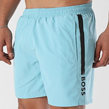 BOSS - Bañador banda delfín 50508963 Azul claro
