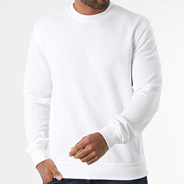 Classic Series - Sudadera de cuello redondo Fence 50-411 Blanco