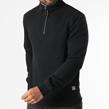 Classic Series - Portal 50-413 Sudadera con cremallera y cuello Negro