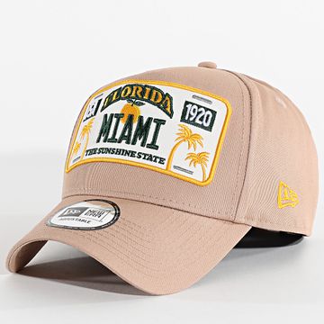 New Era - Gorra de matrícula Miami 60595462 Beige