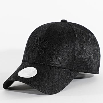 New Era - Gorra de mujer de encaje 9Forty NY Yankees 60595437 Negro