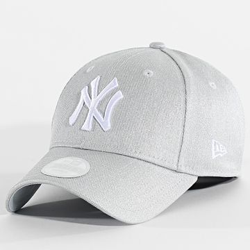 New Era - Gorra de mujer Denim metalizado 9Forty NY 60595374 Plata