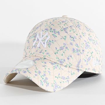 New Era - Gorra acolchada de mujer 9Twenty NY 60595367 Beige Floral