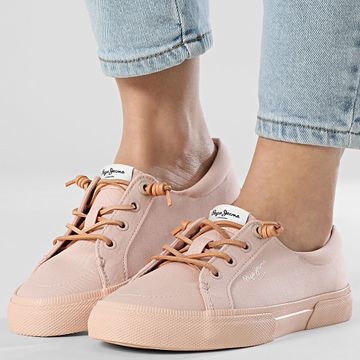 Pepe Jeans - Kenton Block Zapatillas de deporte para mujer PLS31590 Rosa suave