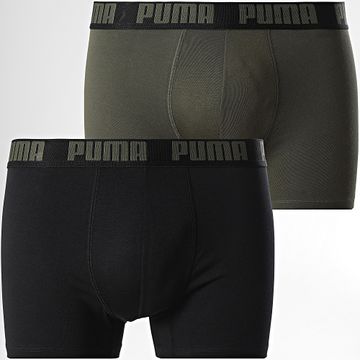 Puma - Juego de 2 calzoncillos 701226387 Caqui Verde Negro