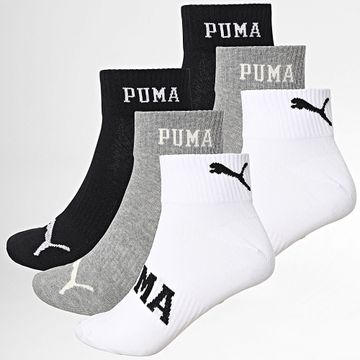 Puma - Lote de 6 pares de calcetines 701235583 Negro Gris Blanco