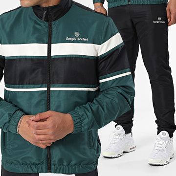 Sergio Tacchini - Arpa 40886 Chándal Negro Verde Oscuro